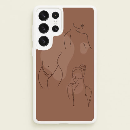 Silouhette nude  - Nudes Phone Case for Galaxy S23 Ultra