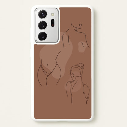 Silouhette nude  - Nudes Phone Case for Galaxy Note 20 Ultra