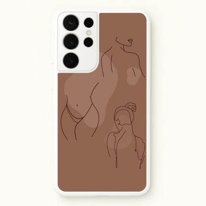 Silouhette nude  - Nudes Phone Case for Galaxy S21 Ultra