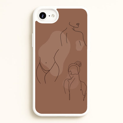 Silouhette nude  - Nudes Phone Case for iPhone 6 Plus / 7 Plus / 8 Plus