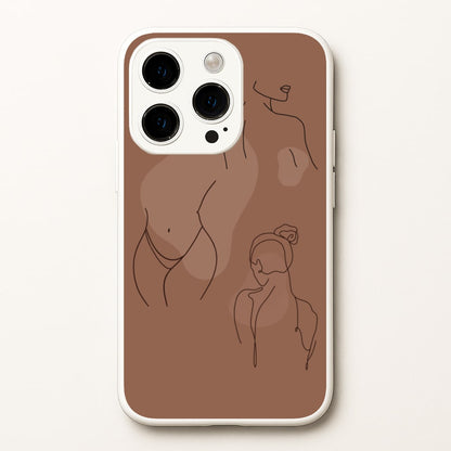 Silouhette nude  - Nudes Phone Case for iPhone 14 Pro