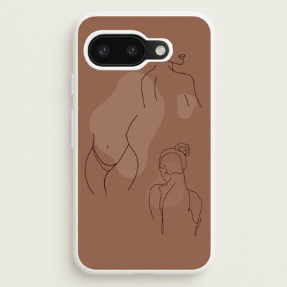 Silouhette nude  - Nudes Phone Case for Google Pixel 9a