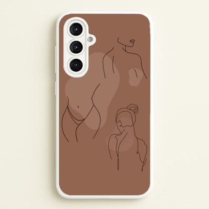 Silouhette nude  - Nudes Phone Case for Galaxy A16