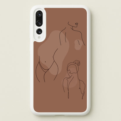 Silouhette nude  - Nudes Phone Case for Huawei P20 Pro