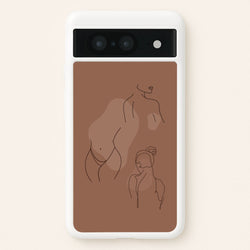 Silouhette nude  - Nudes Phone Case for Google Pixel 8