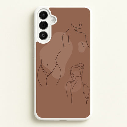 Silouhette nude  - Nudes Phone Case for Galaxy A36