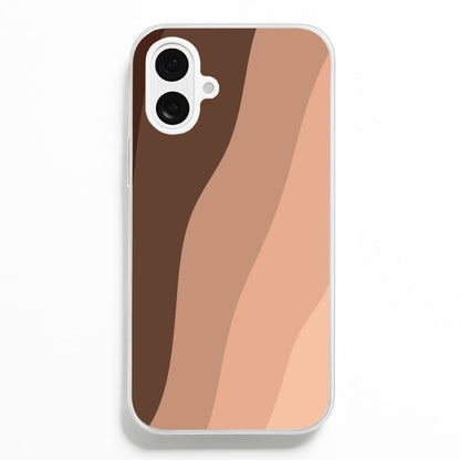multi abstract nude  - Nudes Phone Case for iPhone 16 Plus