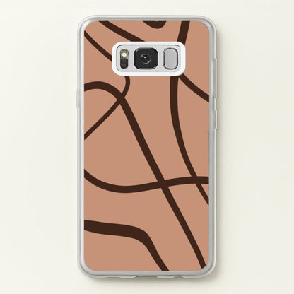 Lined Abstract Nude  - Nudes Phone Case for Galaxy S8 Plus