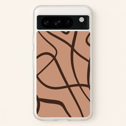 Lined Abstract Nude  - Nudes Phone Case for Google Pixel 8 Pro