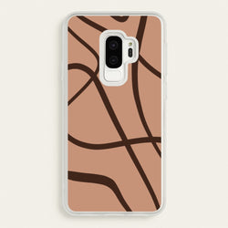 Lined Abstract Nude  - Nudes Phone Case for Galaxy S9 Plus