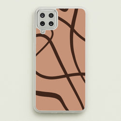 Lined Abstract Nude  - Nudes Phone Case for Galaxy A12