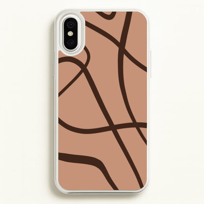 Lined Abstract Nude  - Nudes Phone Case for iPhone XS Max