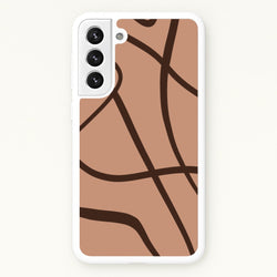 Lined Abstract Nude  - Nudes Phone Case for Galaxy S22 Plus