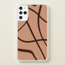 Lined Abstract Nude  - Nudes Phone Case for Galaxy S20 Plus
