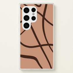 Lined Abstract Nude  - Nudes Phone Case for Galaxy S24 Ultra