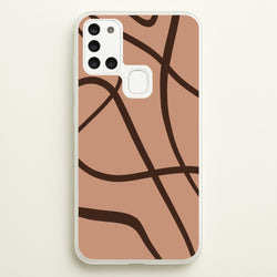 Lined Abstract Nude  - Nudes Phone Case for Galaxy A21s