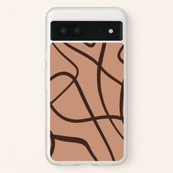 Lined Abstract Nude  - Nudes Phone Case for Google Pixel 7