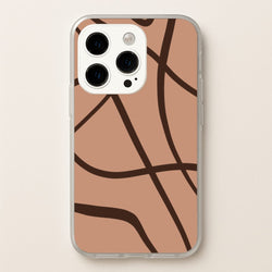 Lined Abstract Nude  - Nudes Phone Case for iPhone 15 Pro