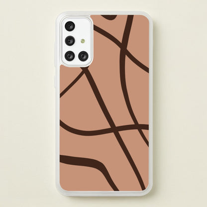 Lined Abstract Nude  - Nudes Phone Case for Galaxy A71