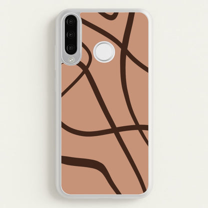 Lined Abstract Nude  - Nudes Phone Case for Huawei P30 Lite