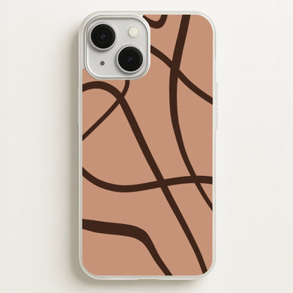 Lined Abstract Nude  - Nudes Phone Case for iPhone 13