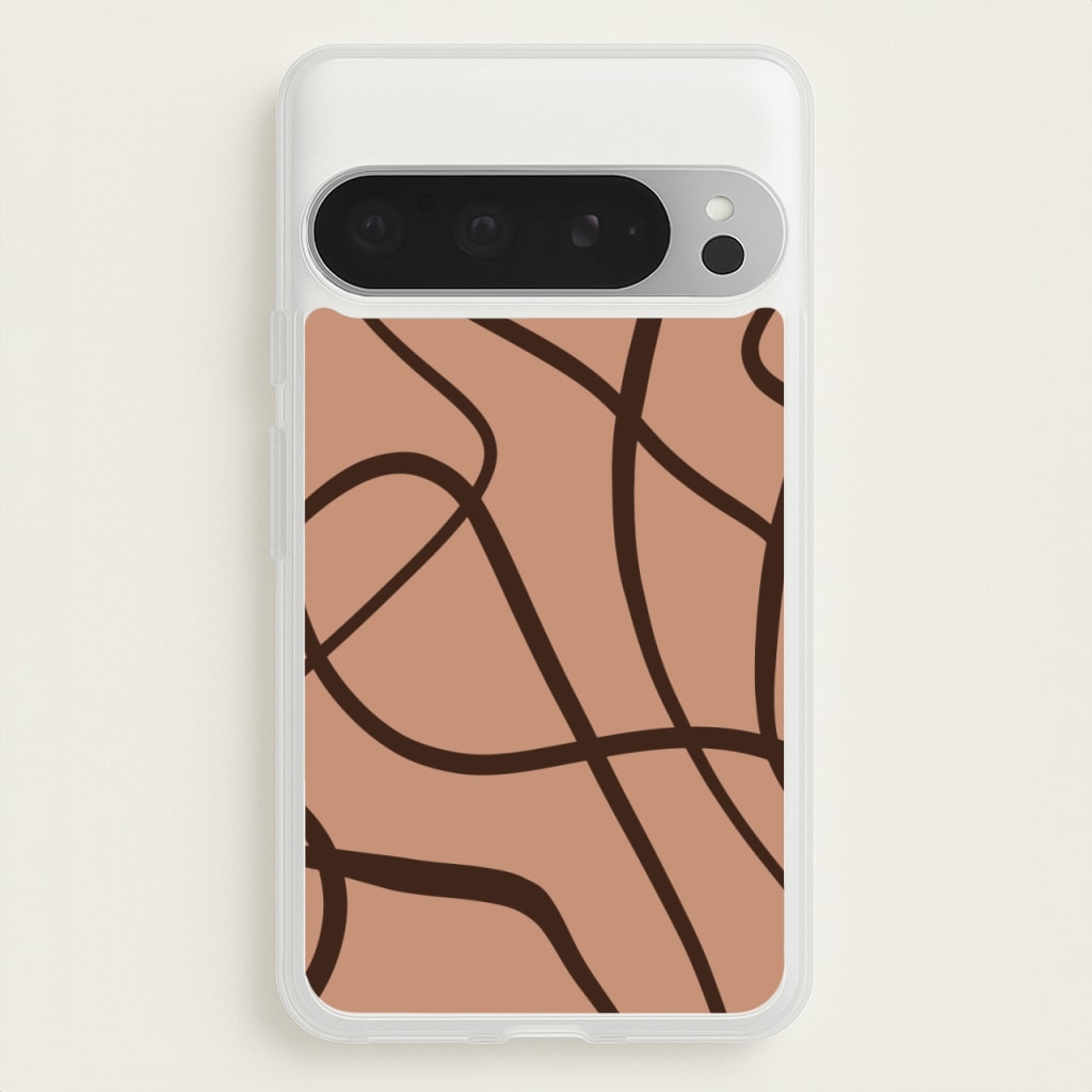 Lined Abstract Nude  - Nudes Phone Case for Google Pixel 9 Pro XL