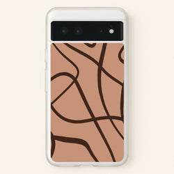 Lined Abstract Nude  - Nudes Phone Case for Google Pixel 6