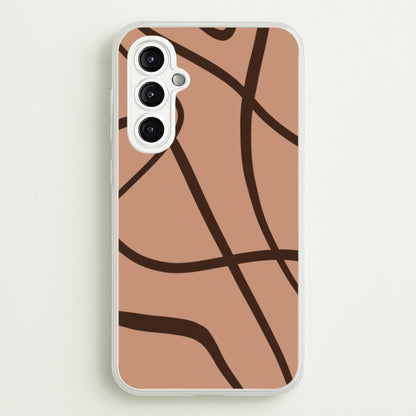 Lined Abstract Nude  - Nudes Phone Case for Galaxy A14