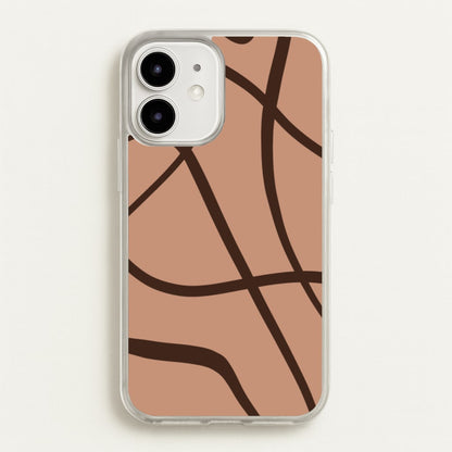 Lined Abstract Nude  - Nudes Phone Case for iPhone 12 / 12 Pro