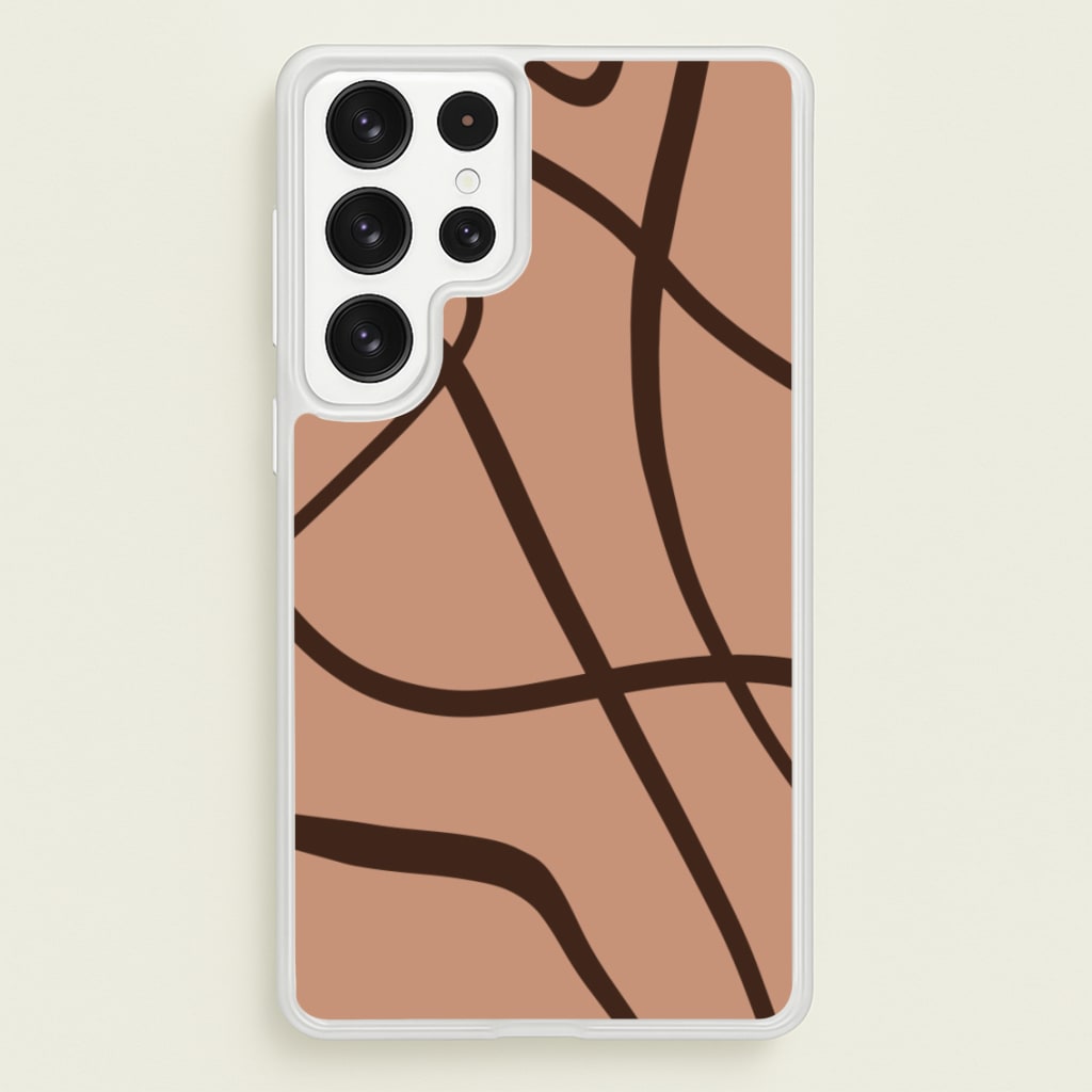 Lined Abstract Nude  - Nudes Phone Case for Galaxy S22 Ultra