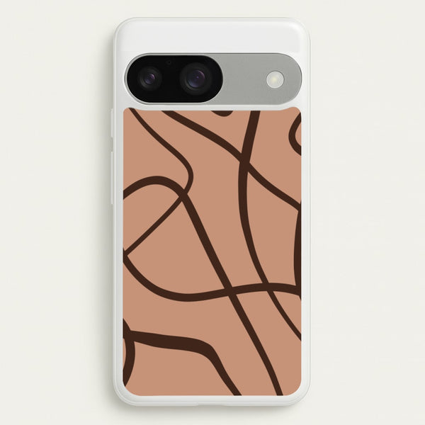 Lined Abstract Nude  - Nudes Phone Case for Google Pixel 9 / 9 Pro