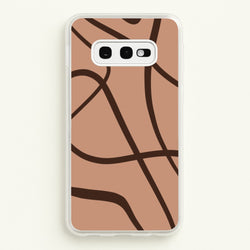 Lined Abstract Nude  - Nudes Phone Case for Galaxy S10e
