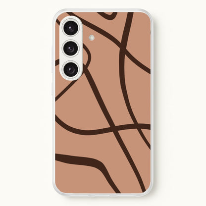 Lined Abstract Nude  - Nudes Phone Case for Galaxy S24 Plus