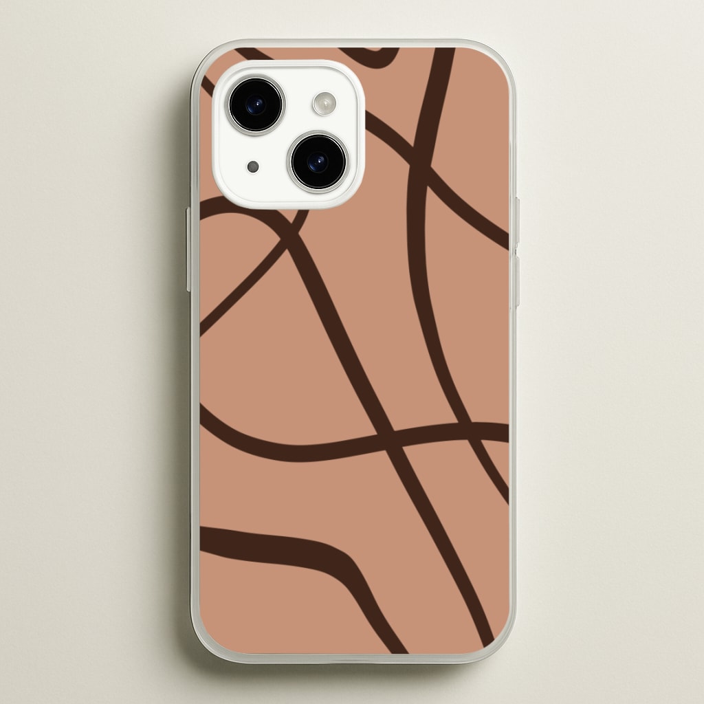Lined Abstract Nude  - Nudes Phone Case for iPhone 14 Plus