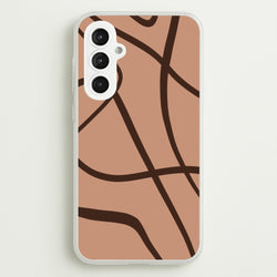 Lined Abstract Nude  - Nudes Phone Case for Galaxy S23FE