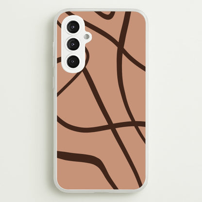 Lined Abstract Nude  - Nudes Phone Case for Galaxy S23FE