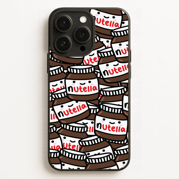 Cute Nutella Pattern  -  Phone Case for iPhone 16 Pro Max