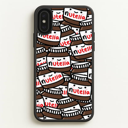 Cute Nutella Pattern  -  Phone Case for iPhone XS Max