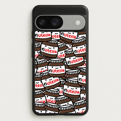 Cute Nutella Pattern  -  Phone Case for Google Pixel 9 / 9 Pro