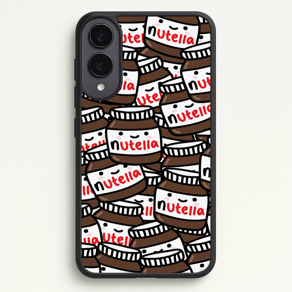 Cute Nutella Pattern  -  Phone Case for Galaxy S25 Edge