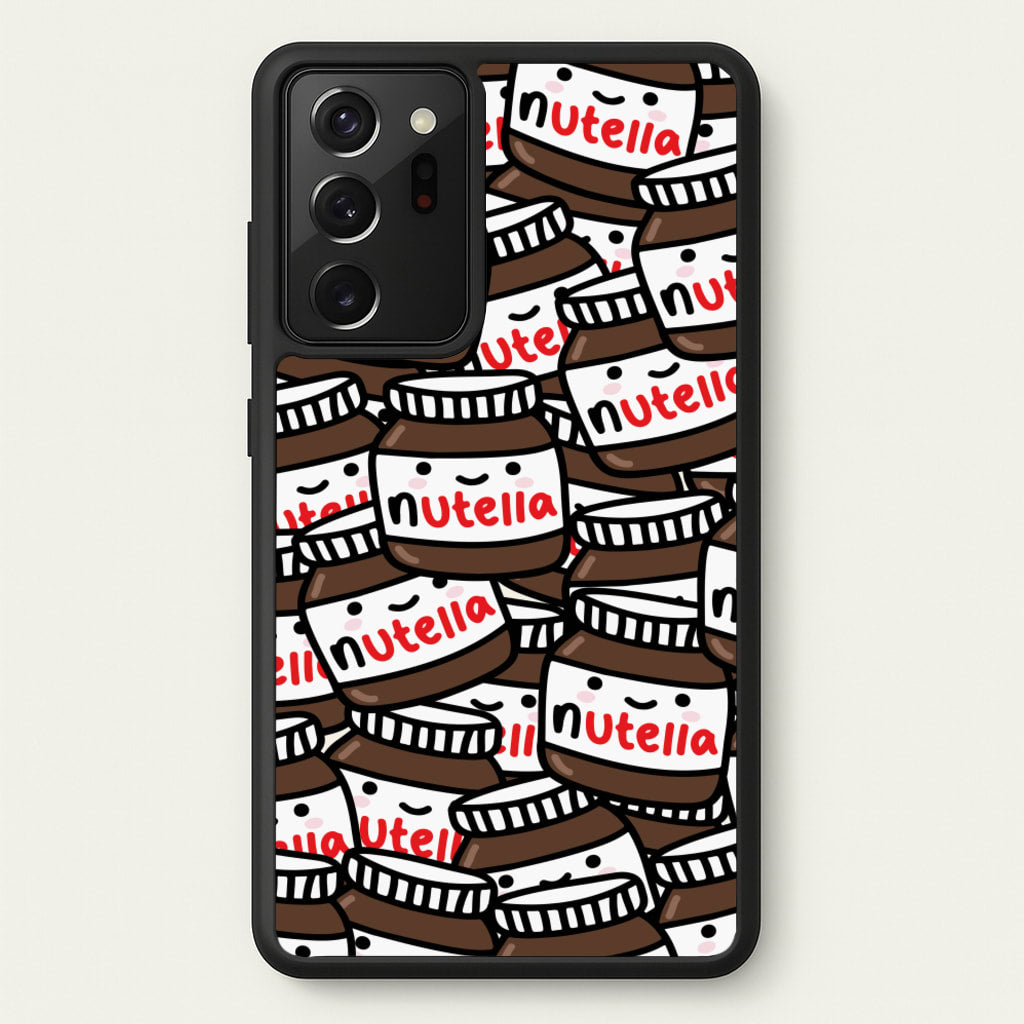 Cute Nutella Pattern  -  Phone Case for Galaxy Note 20 Ultra