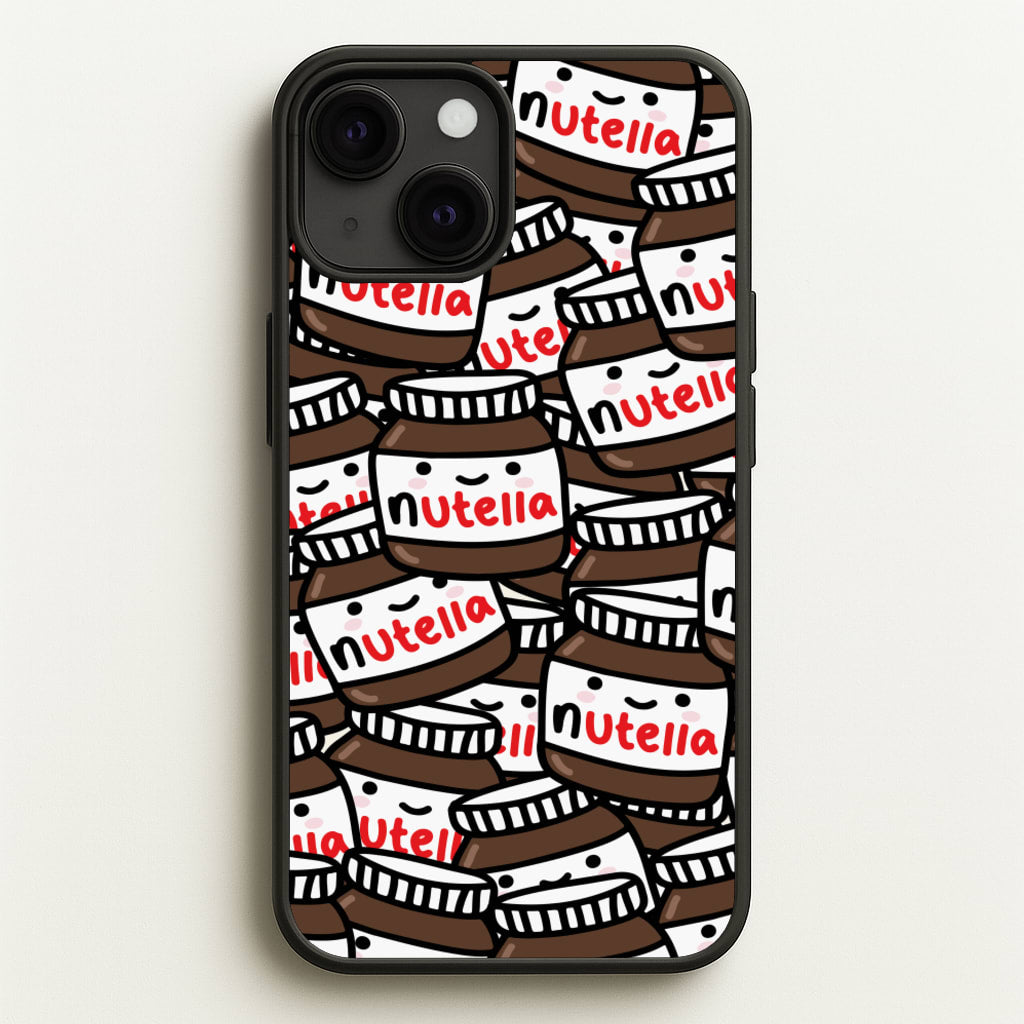 Cute Nutella Pattern  -  Phone Case for iPhone 13