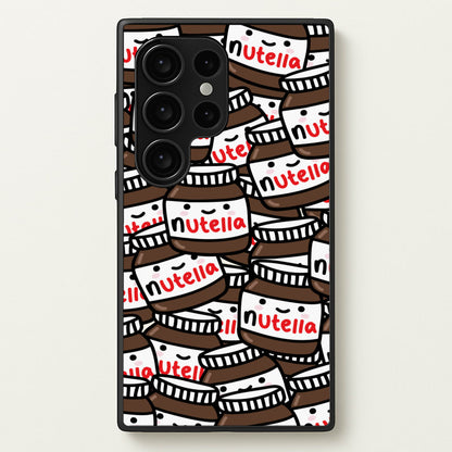 Cute Nutella Pattern  -  Phone Case for Galaxy S24 Ultra