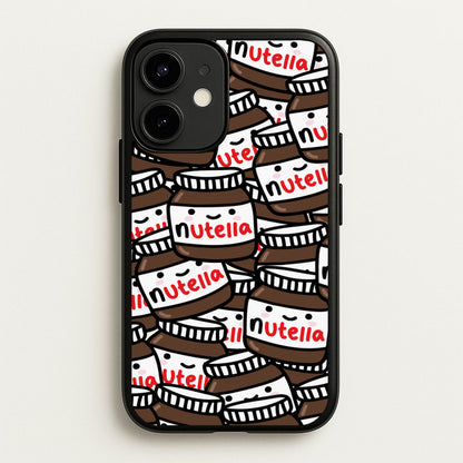 Cute Nutella Pattern  -  Phone Case for iPhone 12 Mini