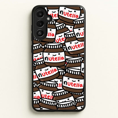 Cute Nutella Pattern  -  Phone Case for Galaxy A34