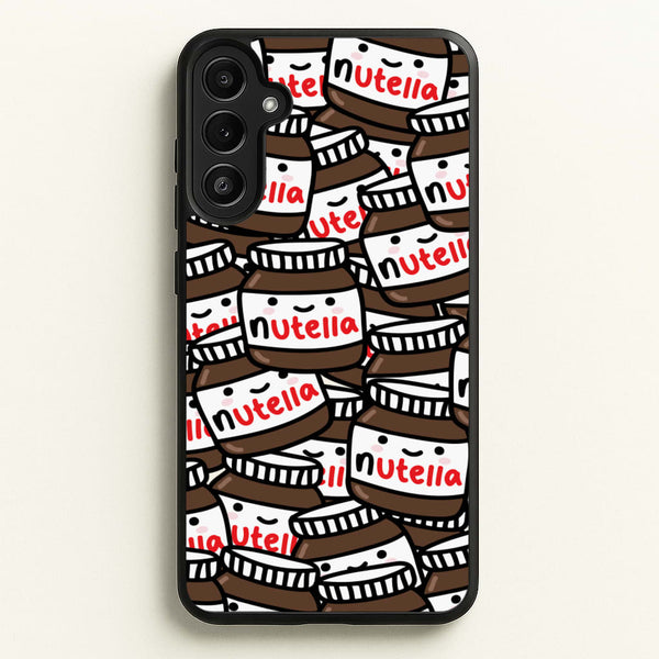Cute Nutella Pattern  -  Phone Case for Galaxy A34