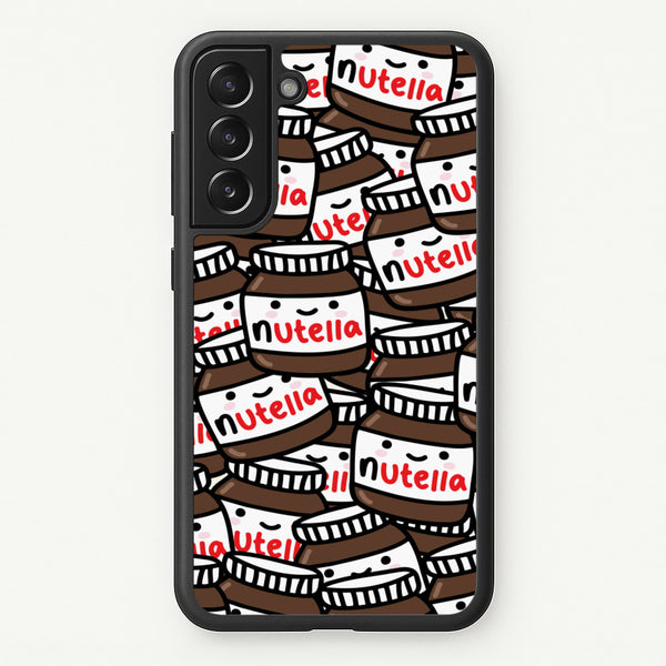 Cute Nutella Pattern  -  Phone Case for Galaxy S22