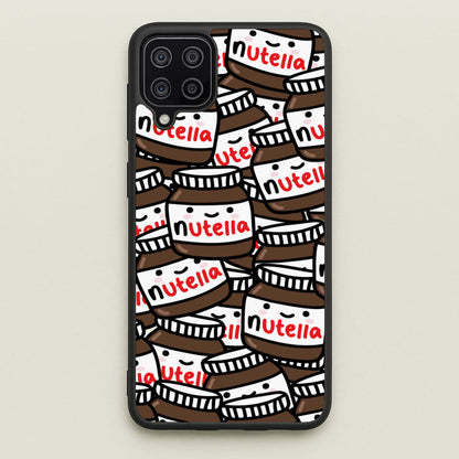 Cute Nutella Pattern  -  Phone Case for Galaxy A12
