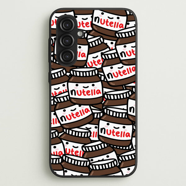 Cute Nutella Pattern  -  Phone Case for Galaxy S23FE