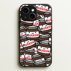 Cute Nutella Pattern  -  Phone Case for iPhone 14 Plus
